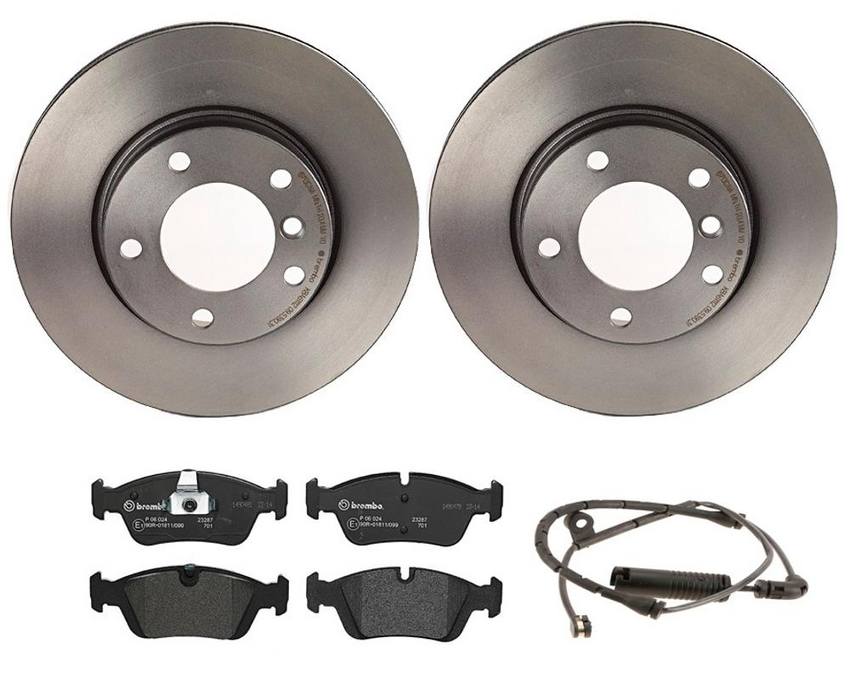 Brembo Brake Pads and Rotors Kit - Front (286mm) (Low-Met)